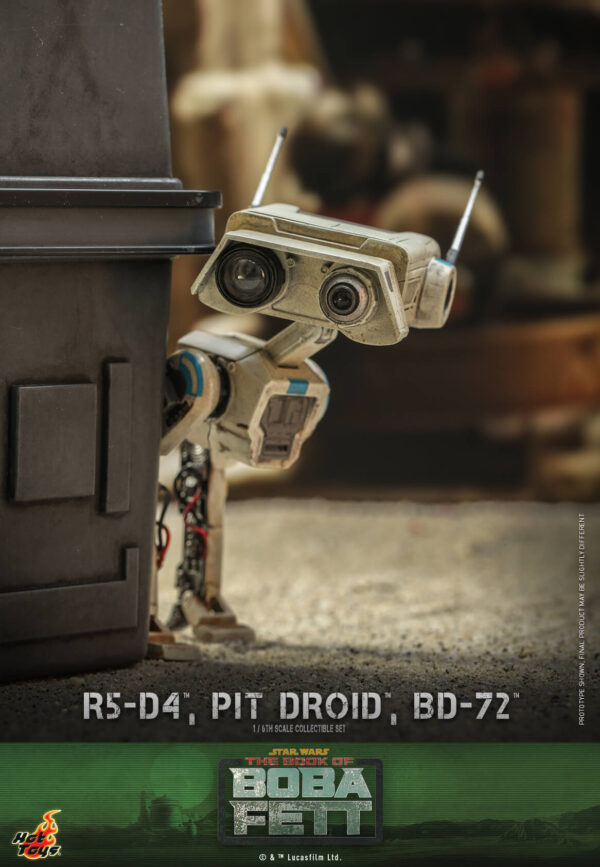 Droid (4) Hot Toys Star Wars Boba Fett - Pit Droides Set - Imagen 5