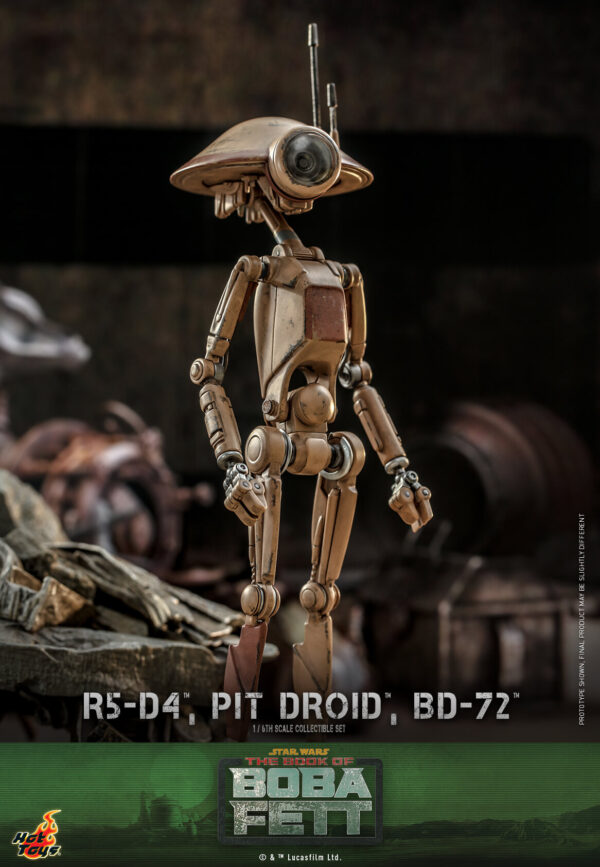 Droid (8) Hot Toys Star Wars Boba Fett - Pit Droides Set - Imagen 9