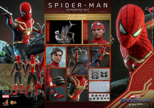 Integrated (1) Hot Toys No Way Home - Spider-Man Integrated Suit Deluxe Edition - Imagen 1