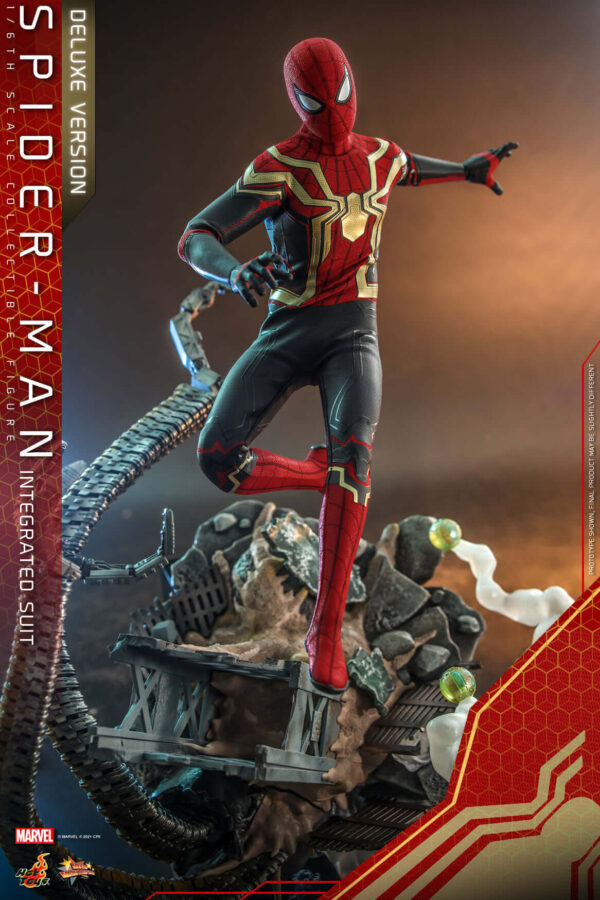 Integrated (10) Hot Toys No Way Home - Spider-Man Integrated Suit Deluxe Edition - Imagen 11