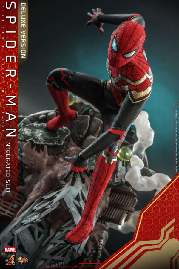 Integrated (3) Hot Toys No Way Home - Spider-Man Integrated Suit Deluxe Edition - Imagen 4