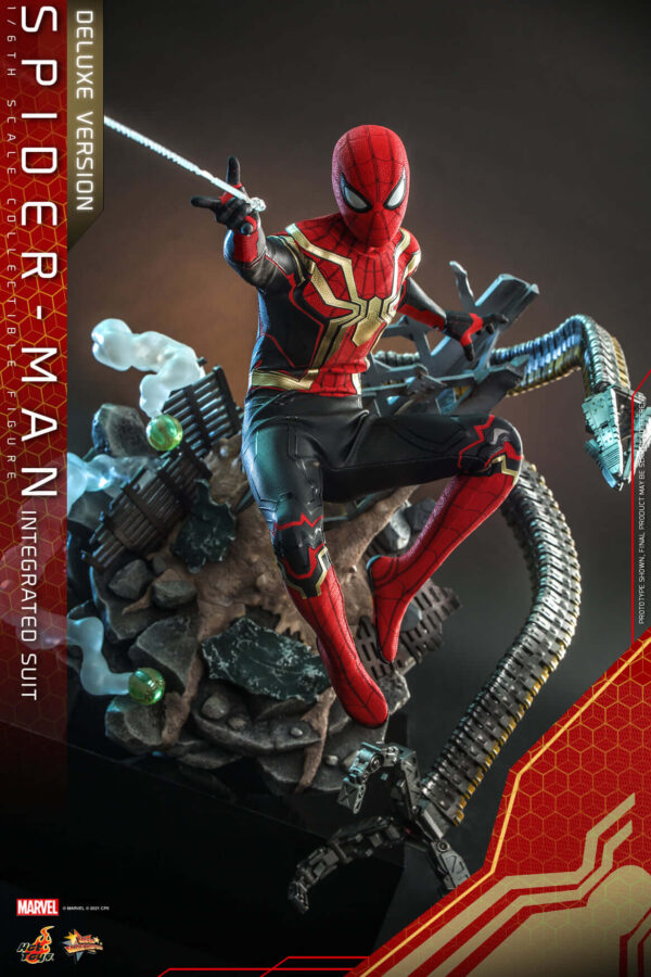 Integrated (4) Hot Toys No Way Home - Spider-Man Integrated Suit Deluxe Edition - Imagen 5