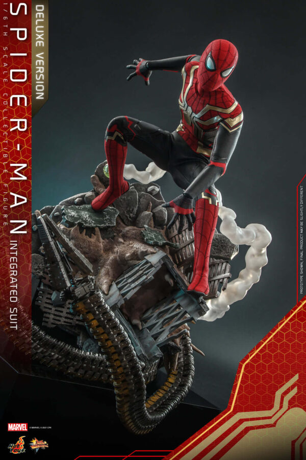 Integrated (5) Hot Toys No Way Home - Spider-Man Integrated Suit Deluxe Edition - Imagen 6