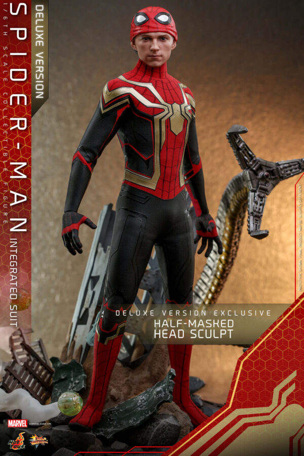 Integrated (8) Hot Toys No Way Home - Spider-Man Integrated Suit Deluxe Edition - Imagen 9