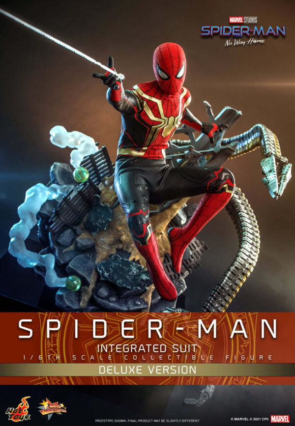Integrated (9) Hot Toys No Way Home - Spider-Man Integrated Suit Deluxe Edition - Imagen 10