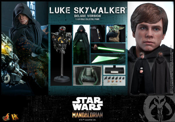 LukeMDx (1) Hot Toys Star Wars The Mandalorian - Luke Skywalker Deluxe Edition - Imagen 1