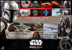 Hot Toys Star Wars The Mandalorian - The Mandalorian and The Child Set Deluxe Edition
