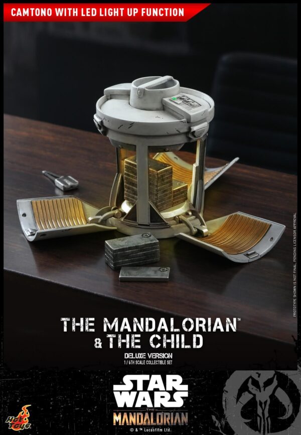 Mando1 (12) Hot Toys Star Wars The Mandalorian - The Mandalorian and The Child Set Deluxe Edition - Imagen 13