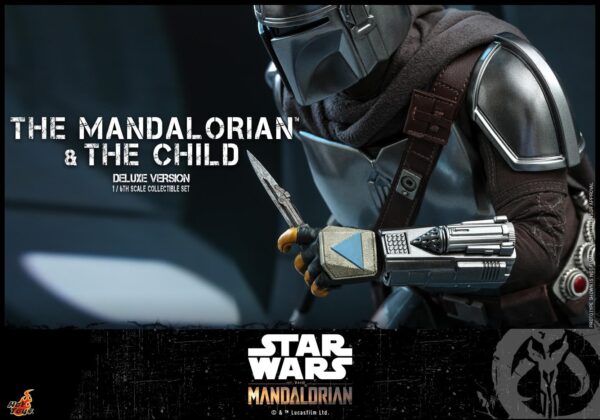 Mando1 (14) Hot Toys Star Wars The Mandalorian - The Mandalorian and The Child Set Deluxe Edition - Imagen 15