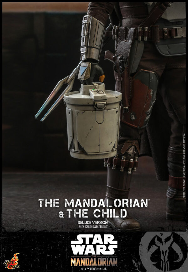 Mando1 (15) Hot Toys Star Wars The Mandalorian - The Mandalorian and The Child Set Deluxe Edition - Imagen 16