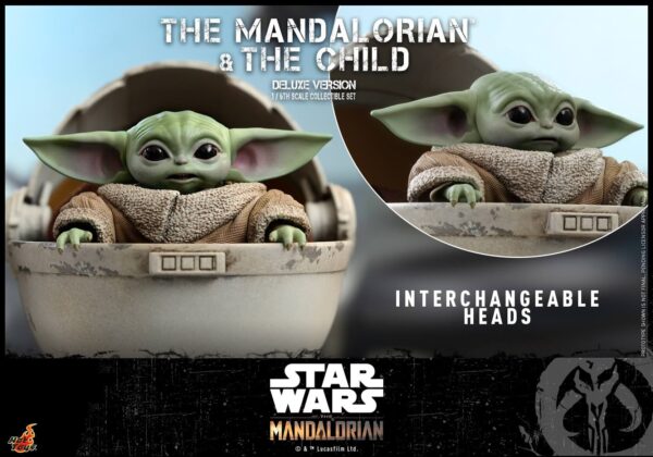 Mando1 (18) Hot Toys Star Wars The Mandalorian - The Mandalorian and The Child Set Deluxe Edition - Imagen 19