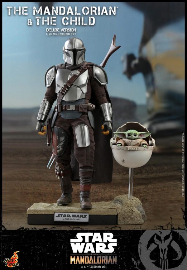Mando1 (19) Hot Toys Star Wars The Mandalorian - The Mandalorian and The Child Set Deluxe Edition - Imagen 20