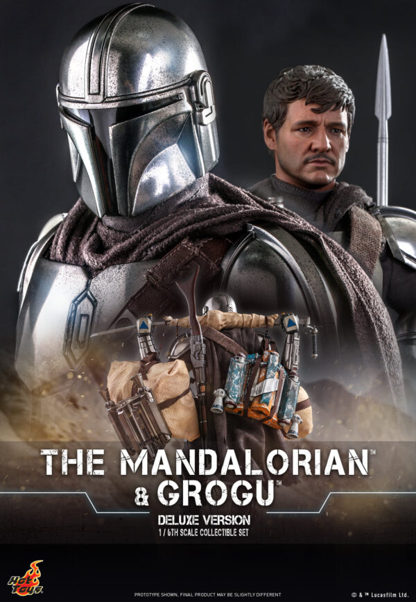 MandoDX (11) Hot Toys Star Wars The Mandalorian - The Mandalorian and Grogu Deluxe Edition - Imagen 12