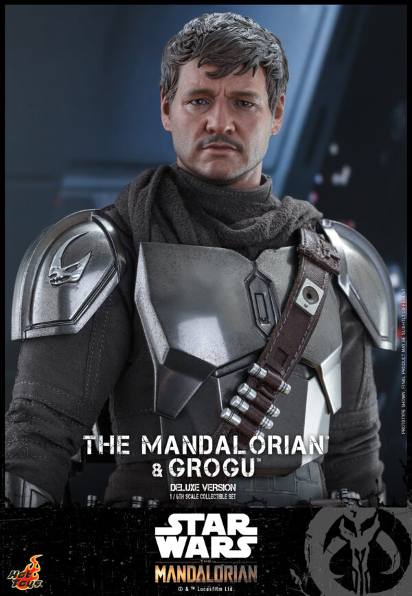 MandoDX (3) Hot Toys Star Wars The Mandalorian - The Mandalorian and Grogu Deluxe Edition - Imagen 4
