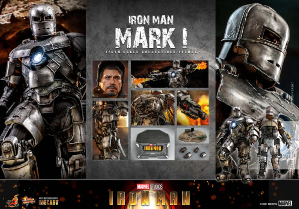 MarkI (1) Hot Toys Iron Man - Iron Man Mark I Diecast - Imagen 1