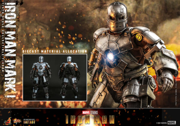 MarkI (17) Hot Toys Iron Man - Iron Man Mark I Diecast - Imagen 18