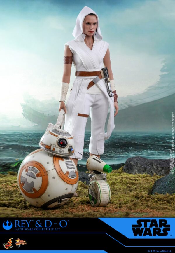Rey (4) Hot Toys Star Wars Episode IX - Rey and D-O - Imagen 5