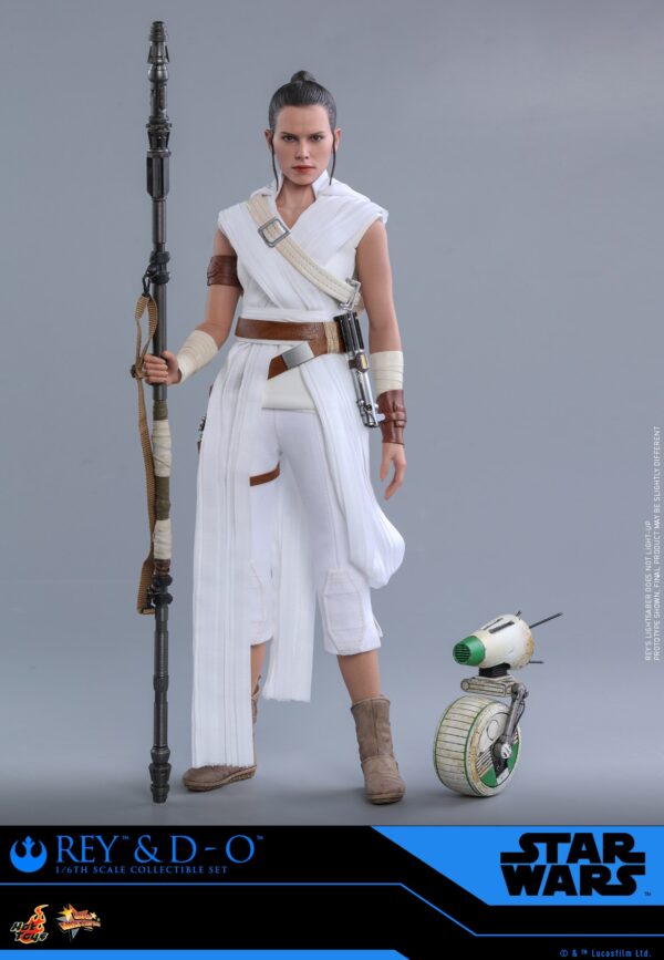 Rey (5) Hot Toys Star Wars Episode IX - Rey and D-O - Imagen 6