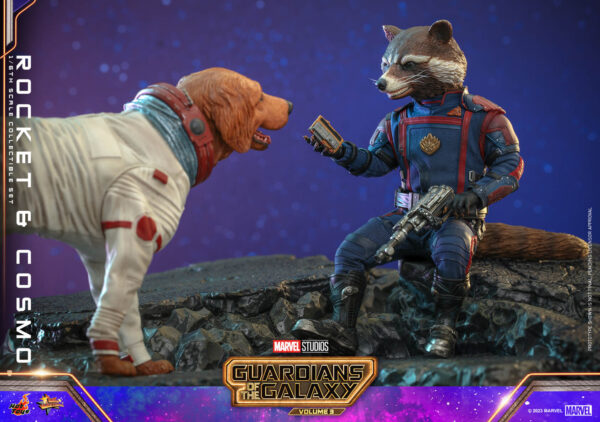 Rocket (11) Hot Toys Guardians of the Galaxy Vol.3 - Rocket and Cosmo - Imagen 12