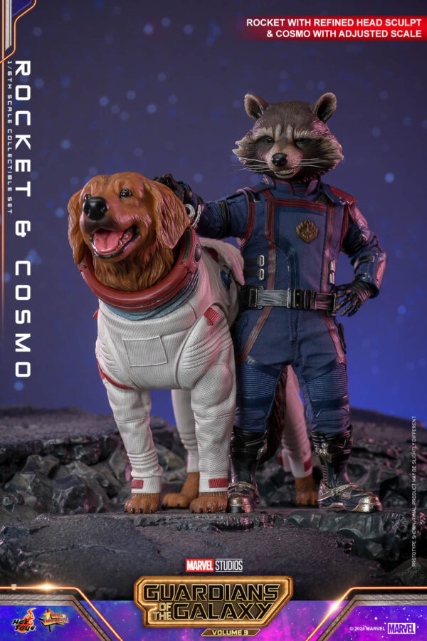 Rocket (2) Hot Toys Guardians of the Galaxy Vol.3 - Rocket and Cosmo - Imagen 3
