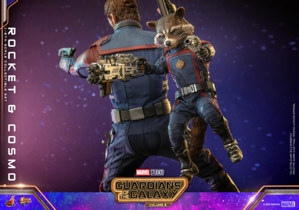 Rocket (7) Hot Toys Guardians of the Galaxy Vol.3 - Rocket and Cosmo - Imagen 8