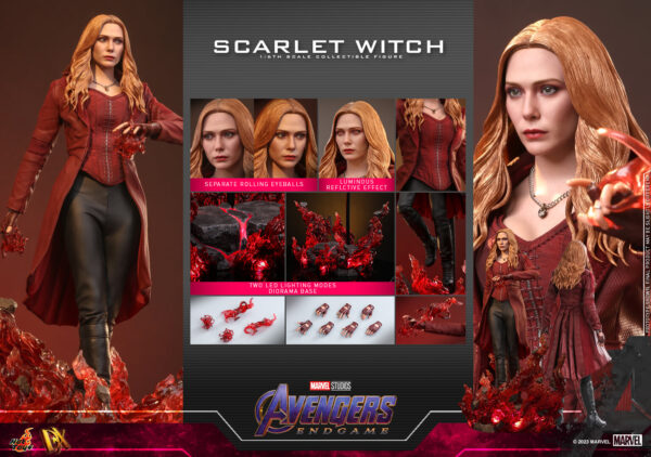 Scarlet (1) Hot Toys Avengers Endgame - Scarlet Witch - Imagen 1