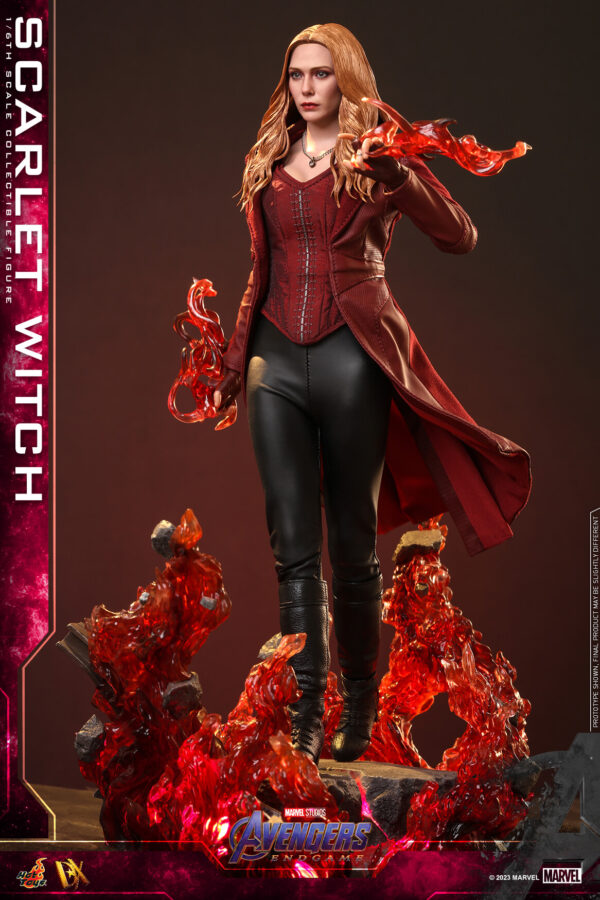 Scarlet (7) Hot Toys Avengers Endgame - Scarlet Witch - Imagen 8