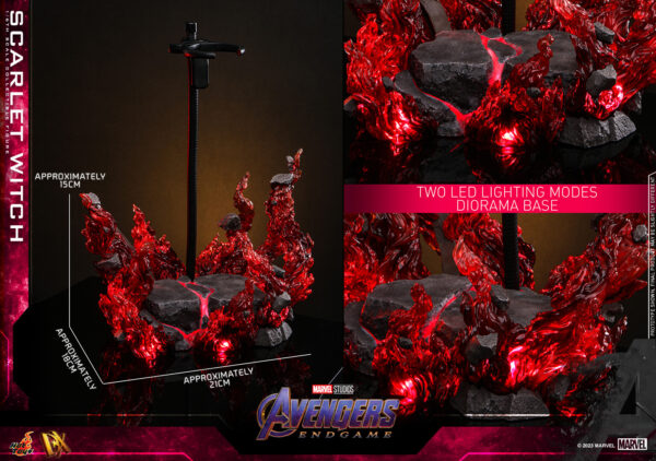 Scarlet (8) Hot Toys Avengers Endgame - Scarlet Witch - Imagen 9
