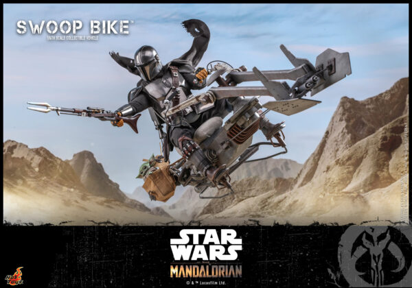 Swoopbike (8) Hot Toys Star Wars The Mandalorian - Swoop Bike - Imagen 9