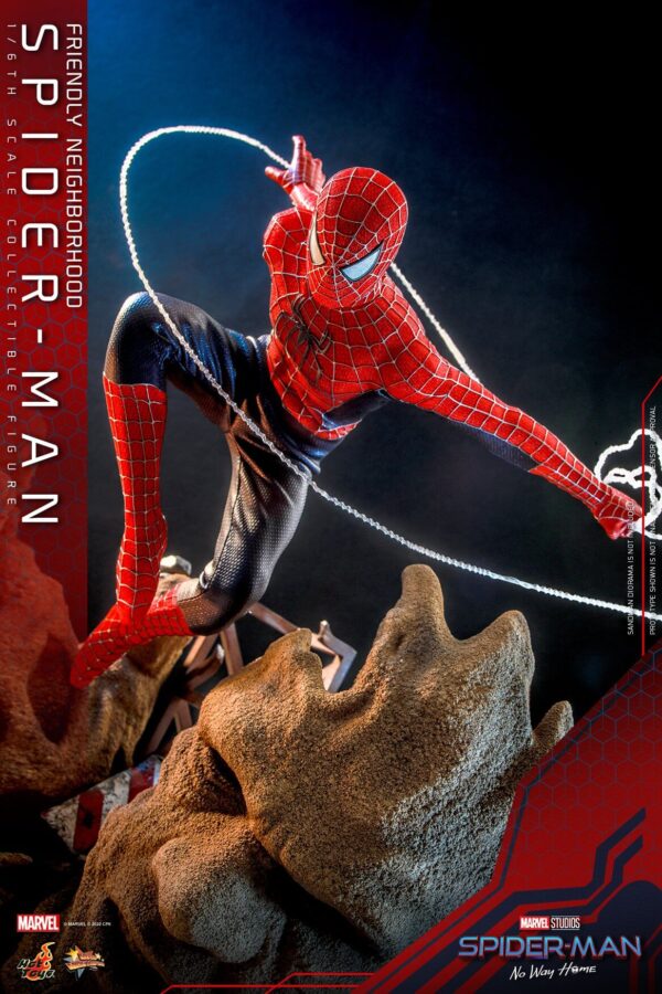 Tobey (13) Hot Toys No Way Home - Spider-Man Friendly Neighborhood - Imagen 14