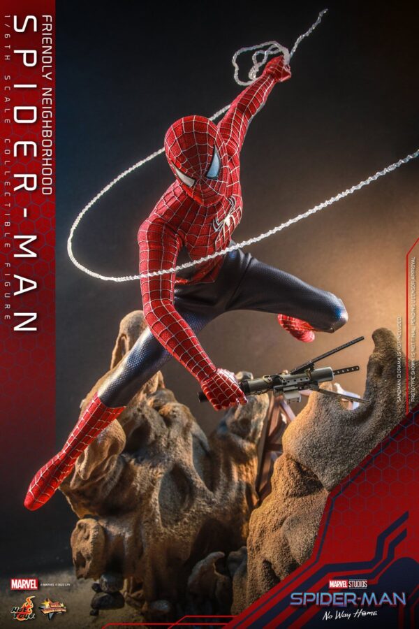 Tobey (14) Hot Toys No Way Home - Spider-Man Friendly Neighborhood - Imagen 15