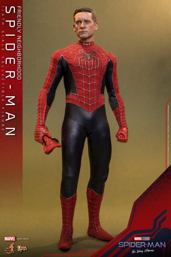 Tobey (15) Hot Toys No Way Home - Spider-Man Friendly Neighborhood - Imagen 16