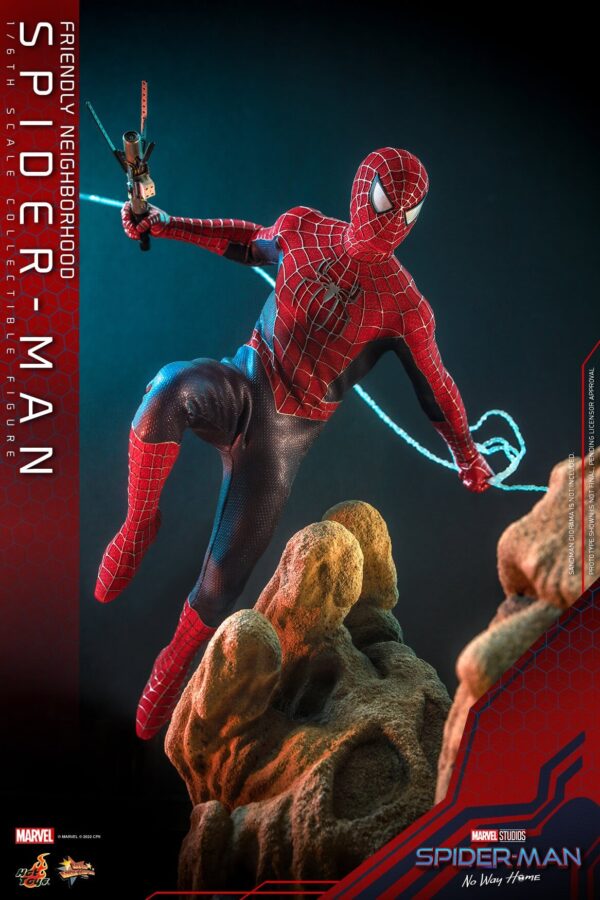 Tobey (17) Hot Toys No Way Home - Spider-Man Friendly Neighborhood - Imagen 18