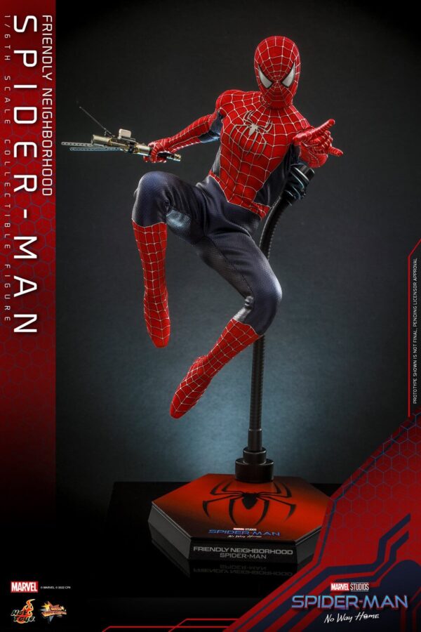 Tobey (3) Hot Toys No Way Home - Spider-Man Friendly Neighborhood - Imagen 4