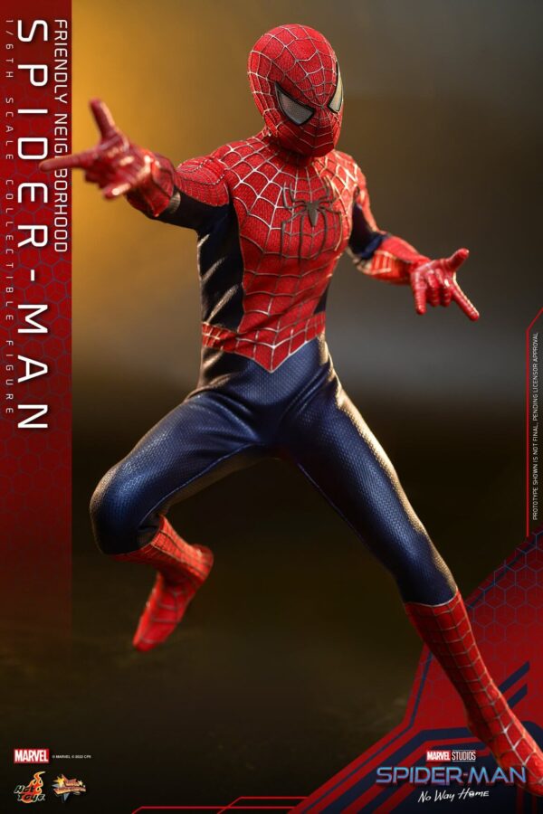 Tobey (5) Hot Toys No Way Home - Spider-Man Friendly Neighborhood - Imagen 6