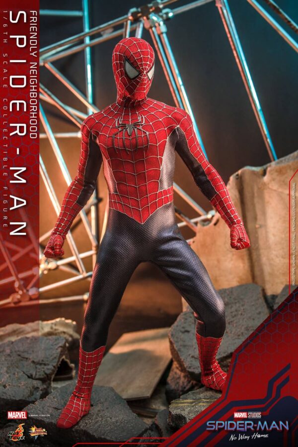 Tobey (8) Hot Toys No Way Home - Spider-Man Friendly Neighborhood - Imagen 9