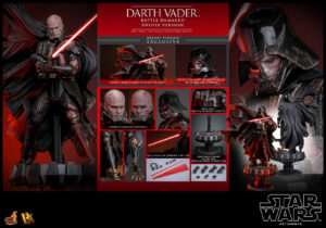 Hot Toys Star Wars - Darth Vader Battle Damaged Deluxe Edition