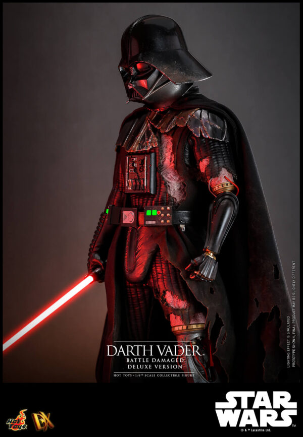 Vaderbattle (10) Hot Toys Star Wars - Darth Vader Battle Damaged Deluxe Edition - Imagen 11