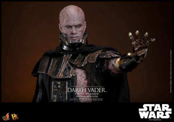 Vaderbattle (20) Hot Toys Star Wars - Darth Vader Battle Damaged Deluxe Edition - Imagen 21