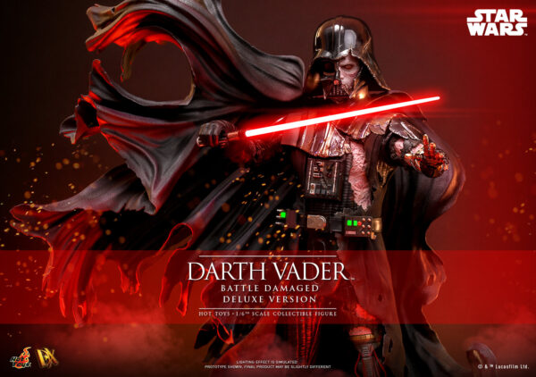 Vaderbattle (5) Hot Toys Star Wars - Darth Vader Battle Damaged Deluxe Edition - Imagen 6
