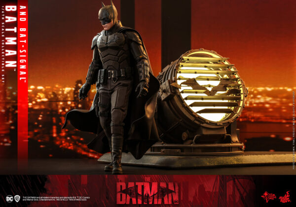 batbs5 Hot Toys The Batman - Batman and Bat Signal - Imagen 5