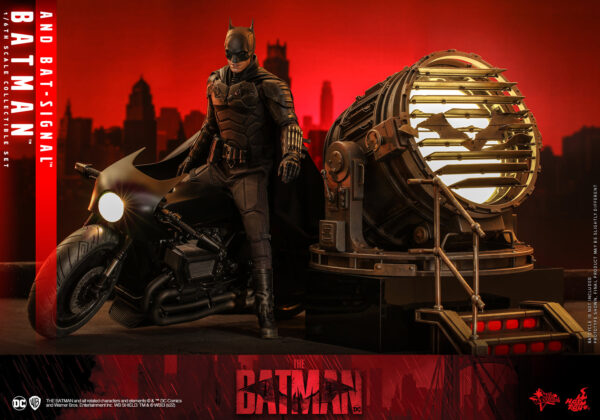 batbs7 Hot Toys The Batman - Batman and Bat Signal - Imagen 7