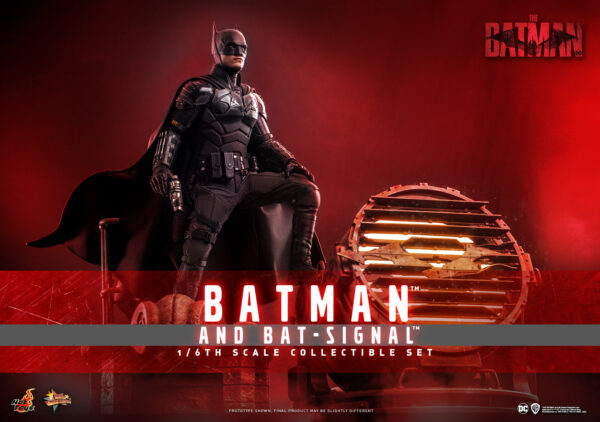 batbs8 Hot Toys The Batman - Batman and Bat Signal - Imagen 8