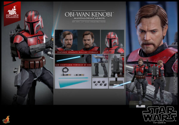 kenMan (1) Hot Toys Star Wars The Clone Wars - Obi-Wan Kenobi (Mandalorian Armor Special Edition - Imagen 1