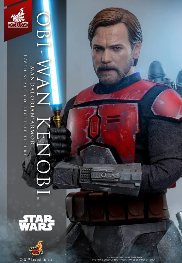 kenMan (12) Hot Toys Star Wars The Clone Wars - Obi-Wan Kenobi (Mandalorian Armor Special Edition - Imagen 13