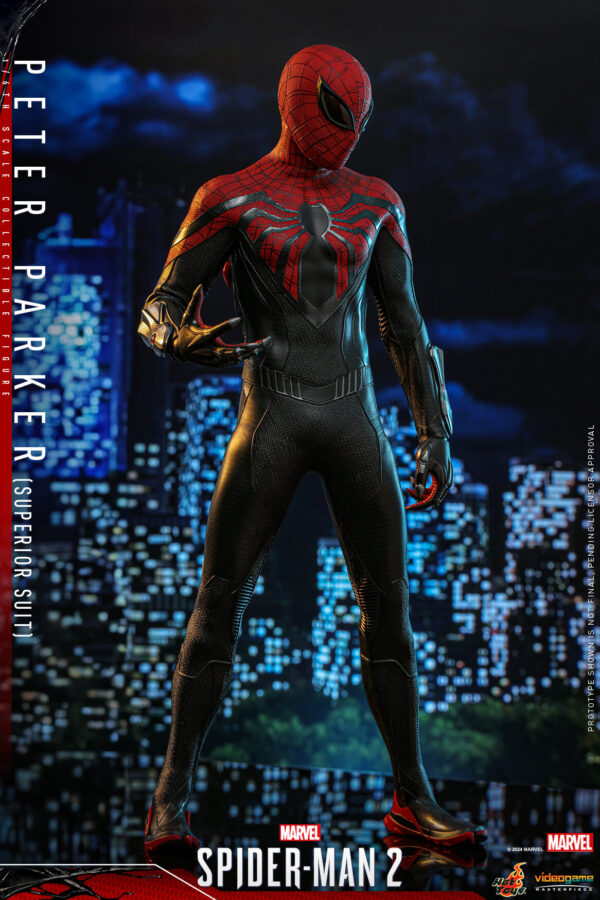 spsup (12) Hot Toys Spider-Man 2 PS5 - Spider-man Superior Suit - Imagen 13