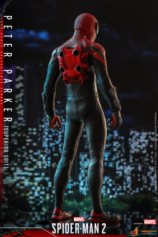 spsup (15) Hot Toys Spider-Man 2 PS5 - Spider-man Superior Suit - Imagen 16