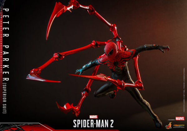 spsup (3) Hot Toys Spider-Man 2 PS5 - Spider-man Superior Suit - Imagen 4