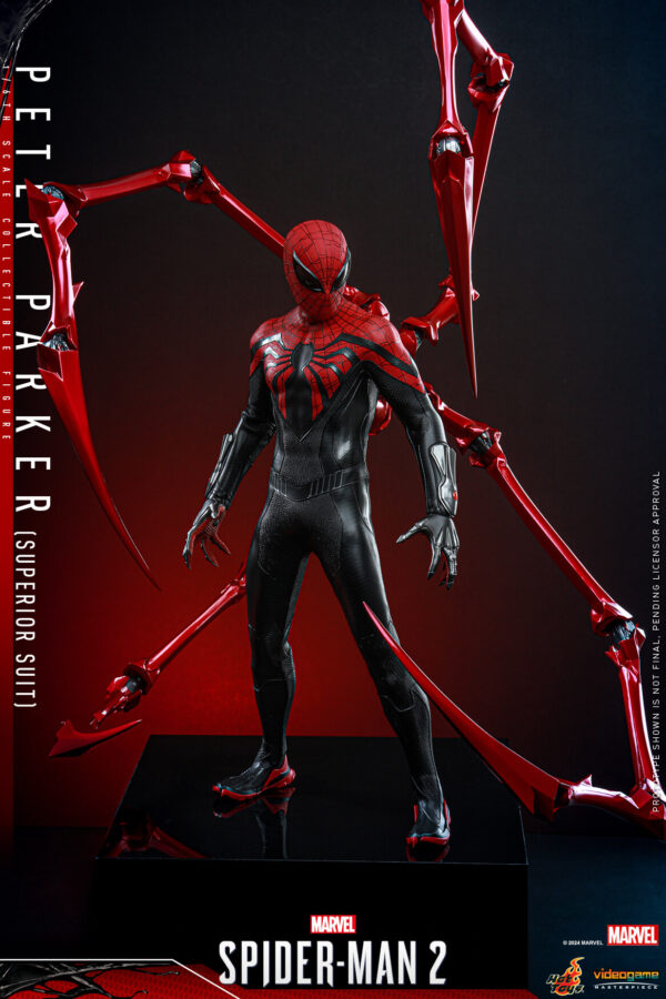 spsup (6) Hot Toys Spider-Man 2 PS5 - Spider-man Superior Suit - Imagen 7