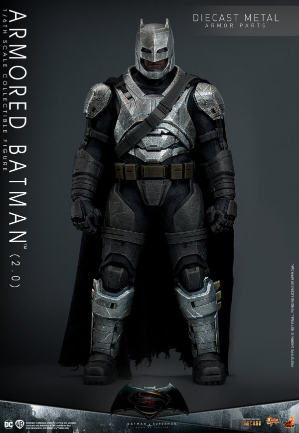 Armoredreg (2) Hot Toys Batman v Superman Dawn of Justice - Armored Batman (2.0) - Imagen 3